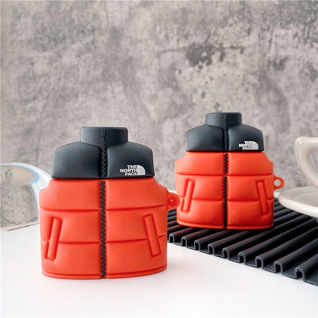 Airpods Encase Northface Orange