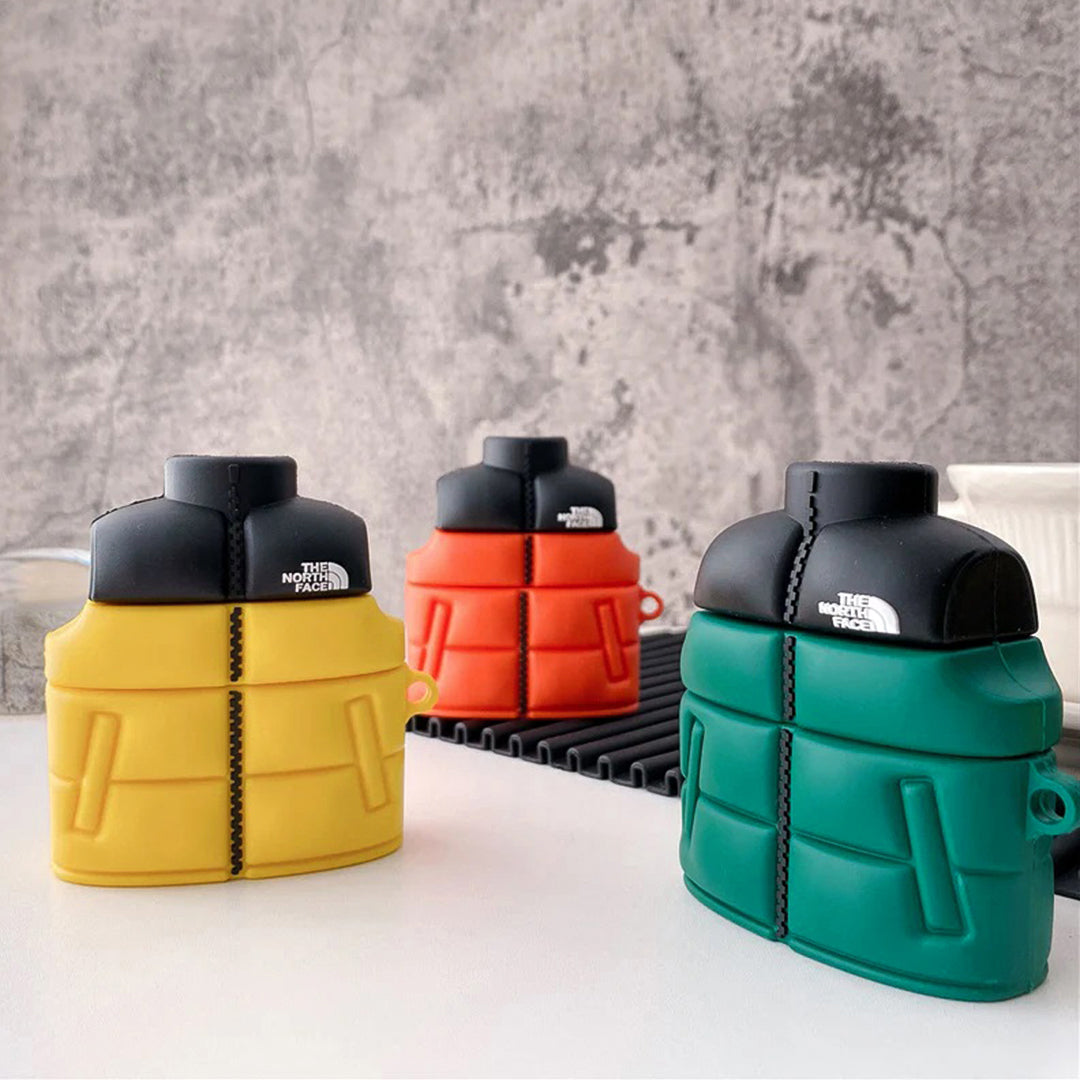 Airpods Encase Northface Orange