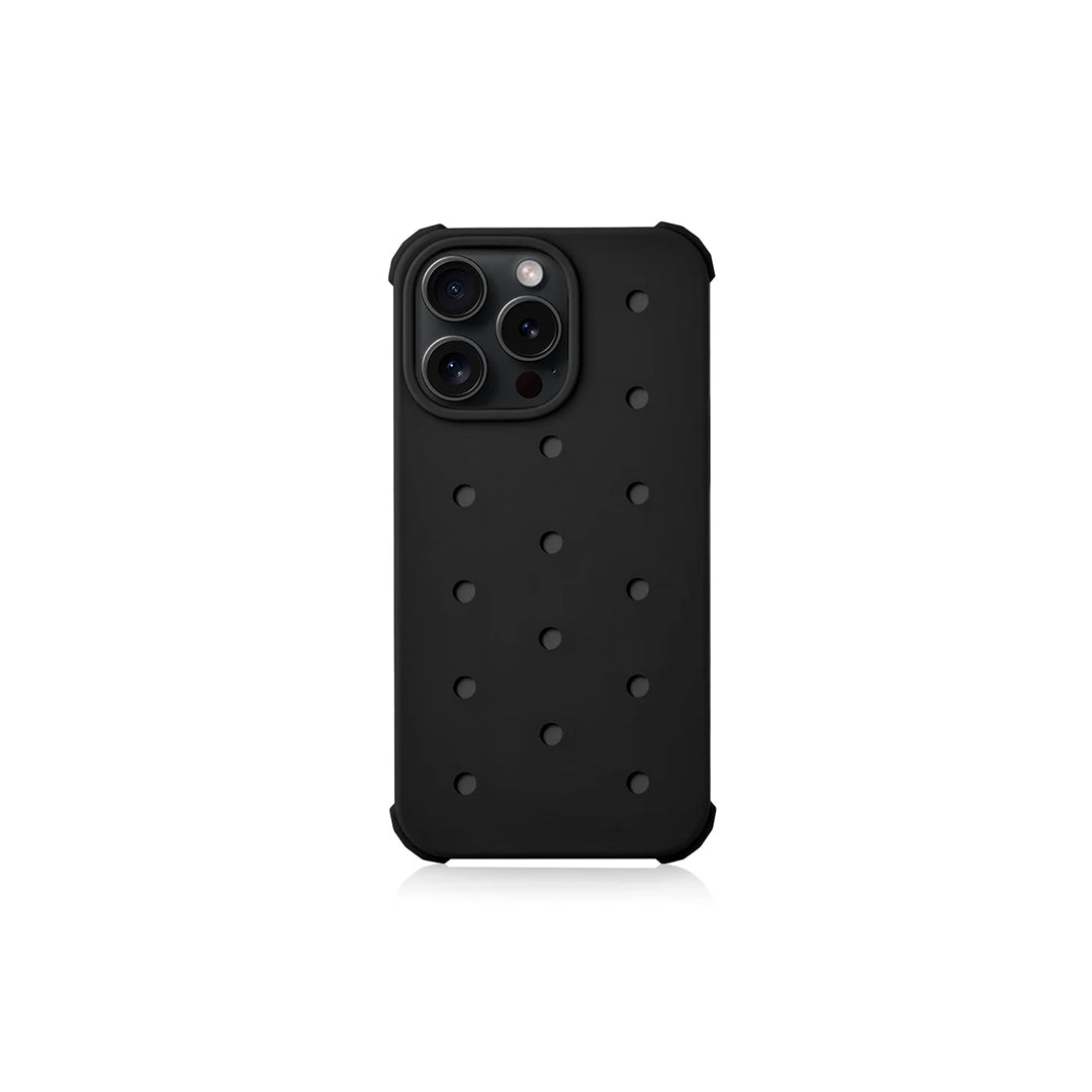 Iphone Jibbitz™ Black Silicone Case