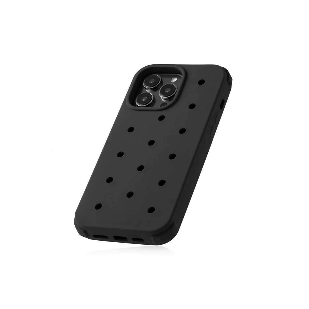 Iphone Jibbitz™ Black Silicone Case