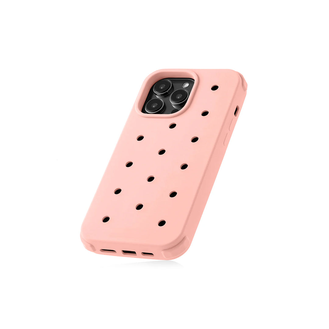 Iphone Jibbitz™ Light Pink Silicone Case